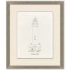 'California Lighthouse Sketch 1' By Nathan Turner Framed Art -Wall Decoration Store California Lighthouse Sketch 1 Design