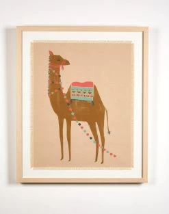 'Camel' Framed Art By Tea Collection