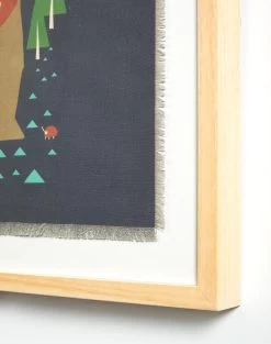 'Camping Bear' Framed Art By Tea Collection -Wall Decoration Store Camping Bear by Tea Collection Detail