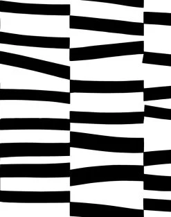 'Canals' Wallpaper By Clare V. - Black