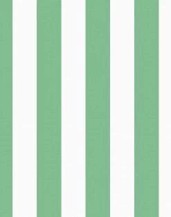 'Candy Stripe' Wallpaper By Wallshoppe - Green