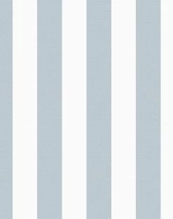 'Candy Stripe' Wallpaper By Wallshoppe - Silver