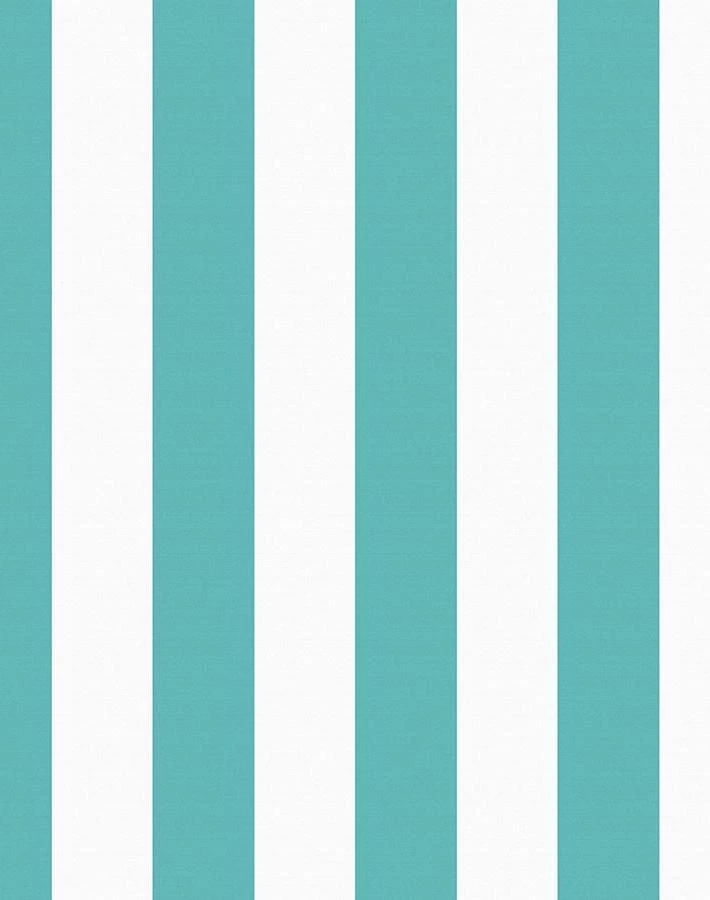 'Candy Stripe' Wallpaper By Wallshoppe - Teal 3 'Candy Stripe' Wallpaper By Wallshoppe - Teal