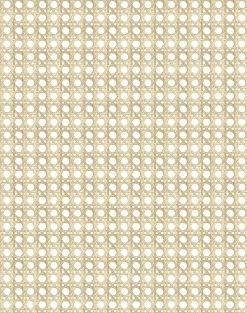 'Faux Caning' Wallpaper By Wallshoppe - Sesame
