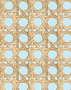 'Faux Caning' Wallpaper By Wallshoppe - Sky -Wall Decoration Store Caning Sky detail fb430055 654d 4193 a9b1 1636dbc9ead9