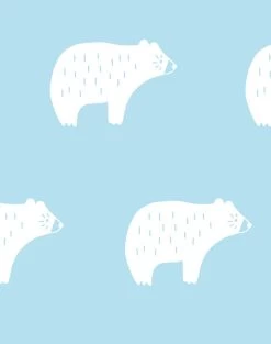 'Chubby Bear' Wallpaper By Tea Collection - Baby Blue -Wall Decoration Store ChubbyBear BabyBlue detail d185e691 5476 4f71 ad38 9d042d4d169d