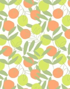 'Citrus' Wallpaper By Tea Collection - Citrine