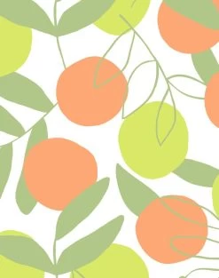 'Citrus' Wallpaper By Tea Collection - Citrine -Wall Decoration Store Citrus Citrine detail 0366ba63 8fd9 4df2 890f 77d884be9ff6