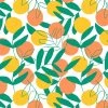 'Citrus' Wallpaper By Tea Collection - Creamsicle