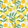 'Citrus' Wallpaper By Tea Collection - Yellow