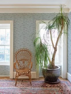 'Crashing Waves' Wallpaper By Lingua Franca - Blue Gray