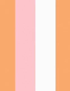 'Cross The Line' Wallpaper By Wallshoppe - Creamsicle / Pink -Wall Decoration Store CrosstheLine Creamsicle Pink c49ea7e9 12b6 4b28 98b1 22c98be32b83