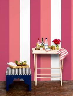 'Cross The Line' Wallpaper By Wallshoppe - Watermelon / Rose -Wall Decoration Store CrosstheLine watermelon 700x910 f5a4a040 7b7d 4729 b20d eff194e456d7