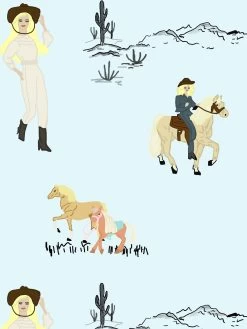 'Dallas Barbie™' Wallpaper By Barbie™ - Sky 7 'Dallas Barbie™' Wallpaper By Barbie™ - Sky -Wall Decoration Store Dallas Barbie Sky Detail 950fe8a4 221b 40b6 94b0 93e5b67de859