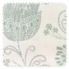 'Fabric By The Yard - Dear Prudence - Mint On Linen -Wall Decoration Store Dear Prudence Mint Linen Detail