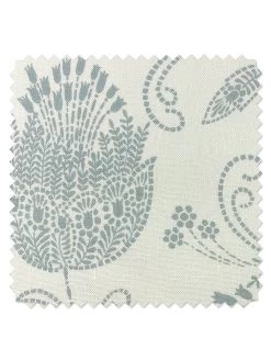 'Fabric By The Yard - Dear Prudence - Silver On Linen