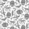 'Dear Prudence' Wallpaper By Wallshoppe - Charcoal