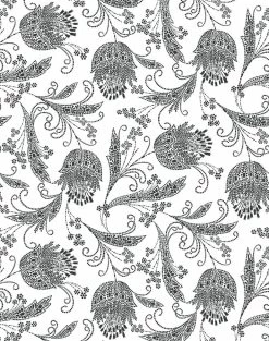 'Dear Prudence' Wallpaper By Wallshoppe - Charcoal
