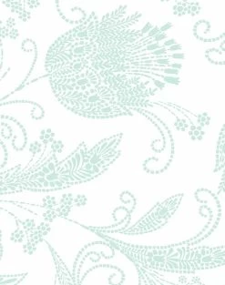 'Dear Prudence' Wallpaper By Wallshoppe - Mint -Wall Decoration Store Dear Prudence web Mint detail f2409c03 2c5f 4683 a431 975ebbfc9a2b