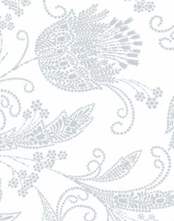 'Dear Prudence' Wallpaper By Wallshoppe - Silver -Wall Decoration Store Dear Prudence web Silver detail cdbe2f49 8741 4ec6 9bd3 c877b8ab76fa