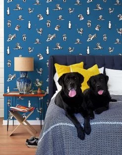 'Nacho Toile' Wallpaper By Nathan Turner - Cadet Blue 7 'Nacho Toile' Wallpaper By Nathan Turner - Cadet Blue -Wall Decoration Store Dogs bedroom NachoToile cadetblue e7949e7c f07d 46a6 8d1d 78f2f42d7487