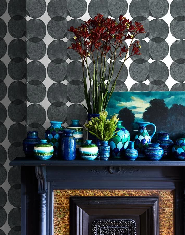 'Small Dumbo' Wallpaper By Chris Benz - Black 4 'Small Dumbo' Wallpaper By Chris Benz - Black - Image 2