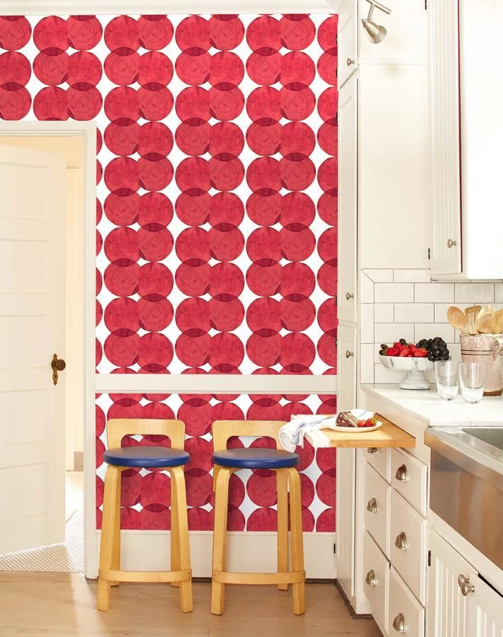 'Small Dumbo' Wallpaper By Chris Benz - Red 4 'Small Dumbo' Wallpaper By Chris Benz - Red - Image 2