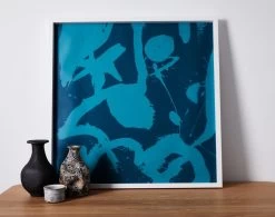 'Blue 'El Quijote' Framed Art By Chris Benz -Wall Decoration Store El Quijote Blue by Chris Benz 2 RS