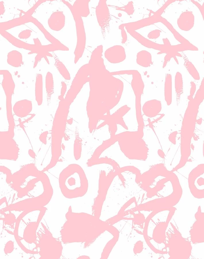 'El Quijote' Wallpaper By Chris Benz - Pink 3 'El Quijote' Wallpaper By Chris Benz - Pink