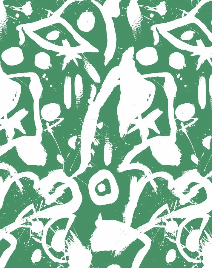 'El Quijote' Wallpaper By Chris Benz - Kelly Green 3 'El Quijote' Wallpaper By Chris Benz - Kelly Green