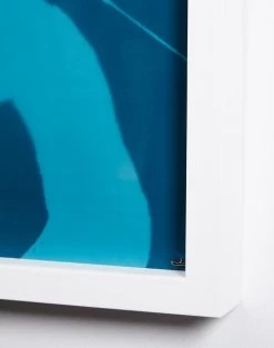 'Blue 'El Quijote' Framed Art By Chris Benz -Wall Decoration Store El Quijote Blue by Nathan Turner Detail