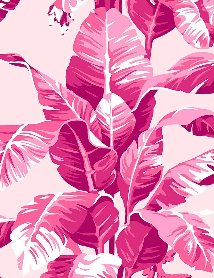 'Electric Palm' Wallpaper By Nathan Turner - Pink 3 'Electric Palm' Wallpaper By Nathan Turner - Pink