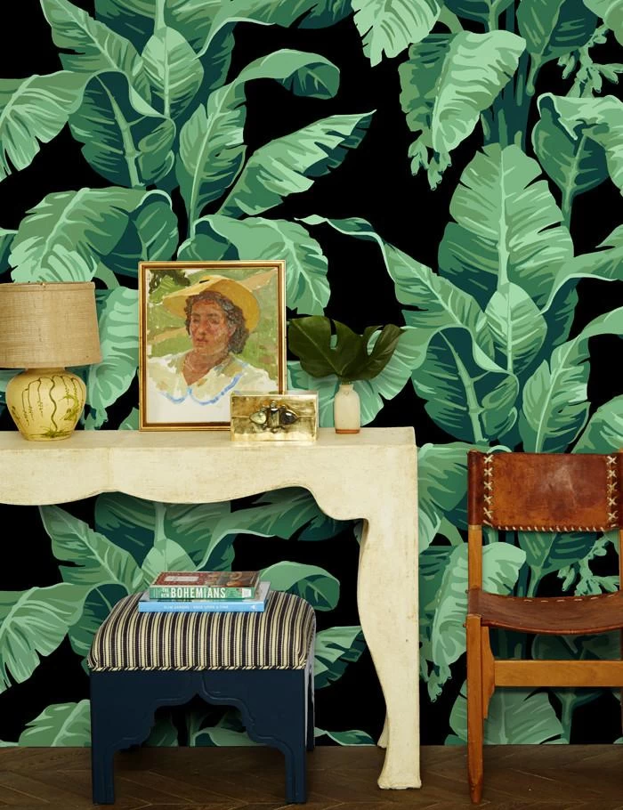 'Pacifico Palm' Wallpaper By Nathan Turner - Onyx 4 'Pacifico Palm' Wallpaper By Nathan Turner - Onyx - Image 2