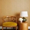 'Evelyn's Chicken Wire' Kraft Wallpaper By Sarah Jessica Parker - Sapphire
