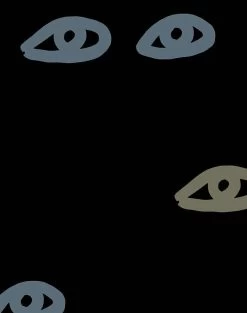 'Eyes' Wallpaper By Clare V. - Charcoal -Wall Decoration Store Eyes Charcoal detail 13c3fe4e eb96 4423 90f5 6c98799f6ceb