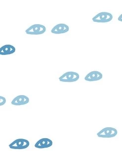 'Eyes' Wallpaper By Clare V. - Light Blue 9 'Eyes' Wallpaper By Clare V. - Light Blue -Wall Decoration Store Eyes Light Blue product 71c0e684 0fd4 4c71 8f16 51c8df420a47