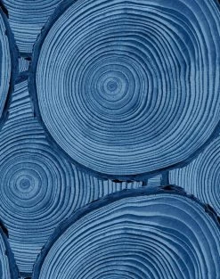 'Faux Bois' Wallpaper By Nathan Turner - Blue -Wall Decoration Store FauxBois BLUE web 665c5f44 310d 4320 b8fb 26e091f367a5