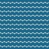 'Fes Zag' Wallpaper By Wallshoppe - Cadet Blue