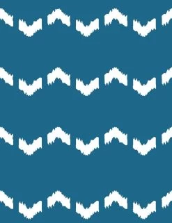 'Fes Zag' Wallpaper By Wallshoppe - Cadet Blue -Wall Decoration Store FesZag product cadetblue forWEB detail 2be06918 38a5 4bf1 858b b316ca3863e8