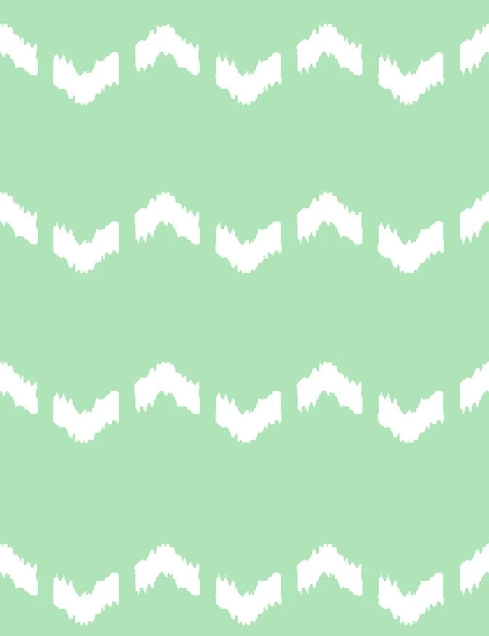 'Fes Zag' Wallpaper By Wallshoppe - Mermaid Green 5 'Fes Zag' Wallpaper By Wallshoppe - Mermaid Green - Image 3
