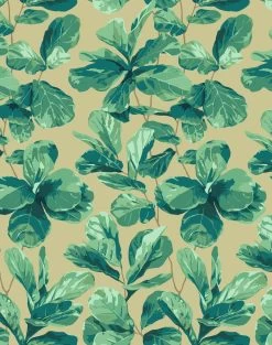 'Fiddle Fig' Wallpaper By Nathan Turner - Bamboo
