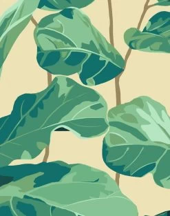 'Fiddle Fig' Wallpaper By Nathan Turner - Beige 8 'Fiddle Fig' Wallpaper By Nathan Turner - Beige -Wall Decoration Store FiddleFig beige.detail 709c52db b470 481a 8bc9 1f9d9e4e16f6