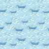 'Fishing Boats' Wallpaper By Tea Collection - Baby Blue