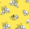 'Foliage Lions' Wallpaper By Tea Collection - Daffodil -Wall Decoration Store Foliage Lions Daffodil design 764d023e d0d8 49e9 9d5f 7077f95382ea