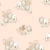 'Foliage Lions' Wallpaper By Tea Collection - Peach -Wall Decoration Store Foliage Lions Peach design e6cf7f3e d6d0 4c9c b3e4 63582946bf5c