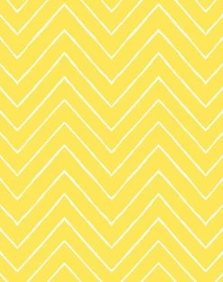 'Frances Chevron' Wallpaper By Wallshoppe - Daffodil