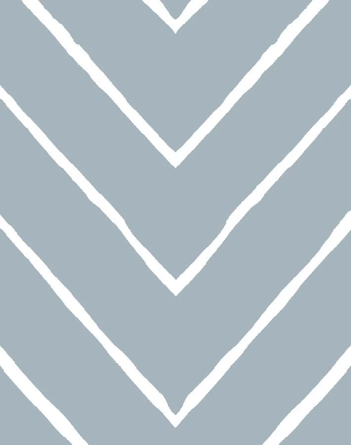 'Frances Chevron' Wallpaper By Wallshoppe - Gray 5 'Frances Chevron' Wallpaper By Wallshoppe - Gray - Image 3