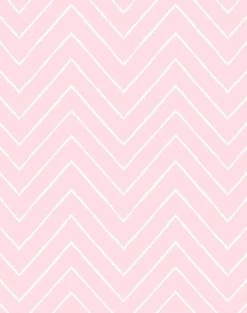 'Frances Chevron' Wallpaper By Wallshoppe - Pink