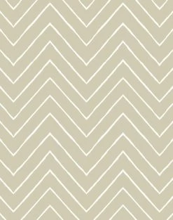 'Frances Chevron' Wallpaper By Wallshoppe - Safari