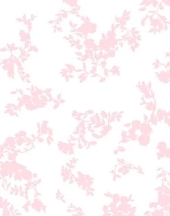 'Françoise Floral' Wallpaper By Clare V. - Pink -Wall Decoration Store Francoise Floral by Clare V Pink detail